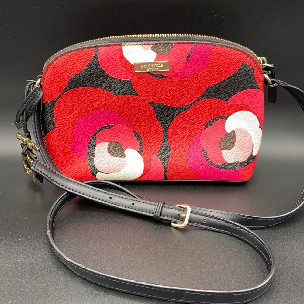 EUC Kate Spade Floral Small Dome Crossbody
